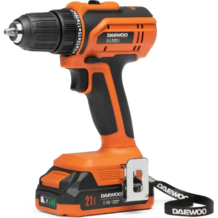 Аккумуляторная дрель-шуруповерт DAEWOO DAA 2122Li SET