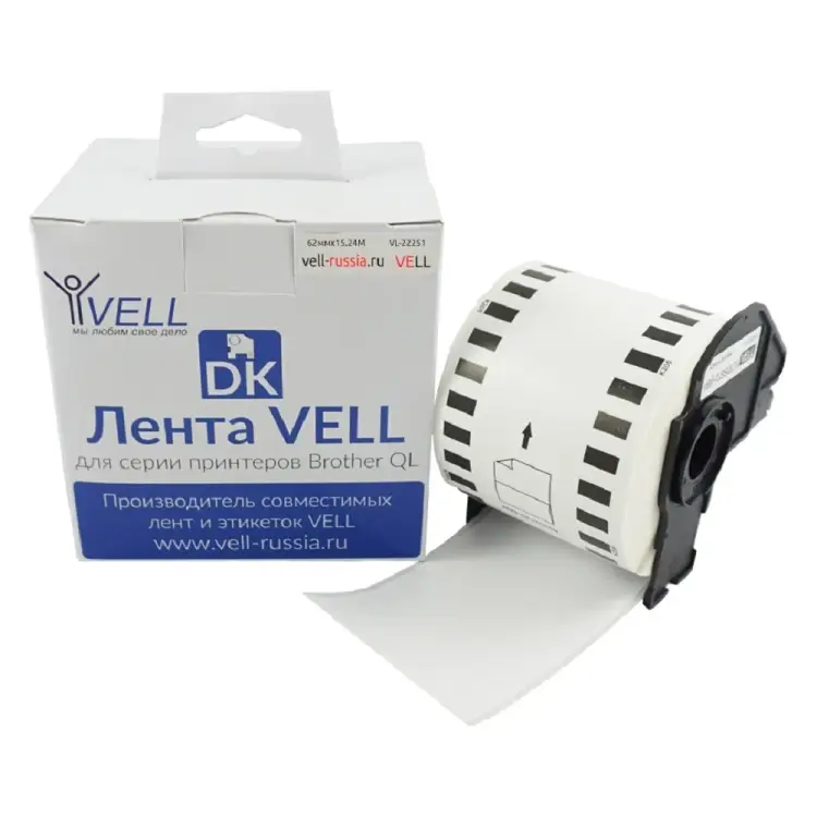 Лента для 800/810W Vell VL-B-DK 22251 Brother DK22251 377632