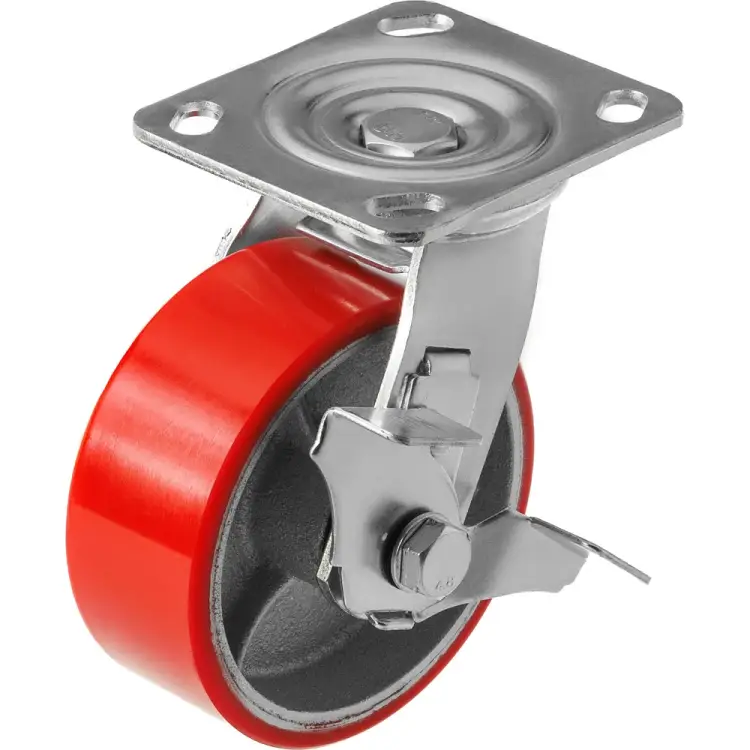 Большегрузное полиуретановое поворотное колесо А5 SCPB 55 1000110