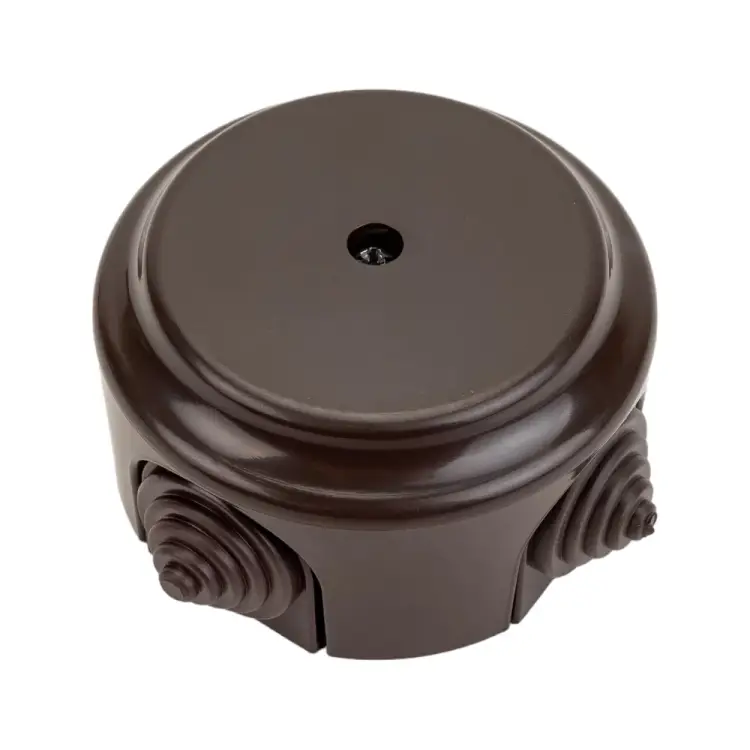 Монтажная коробка BYLECTRICA серия РЕТРО КМ-449 шоколад