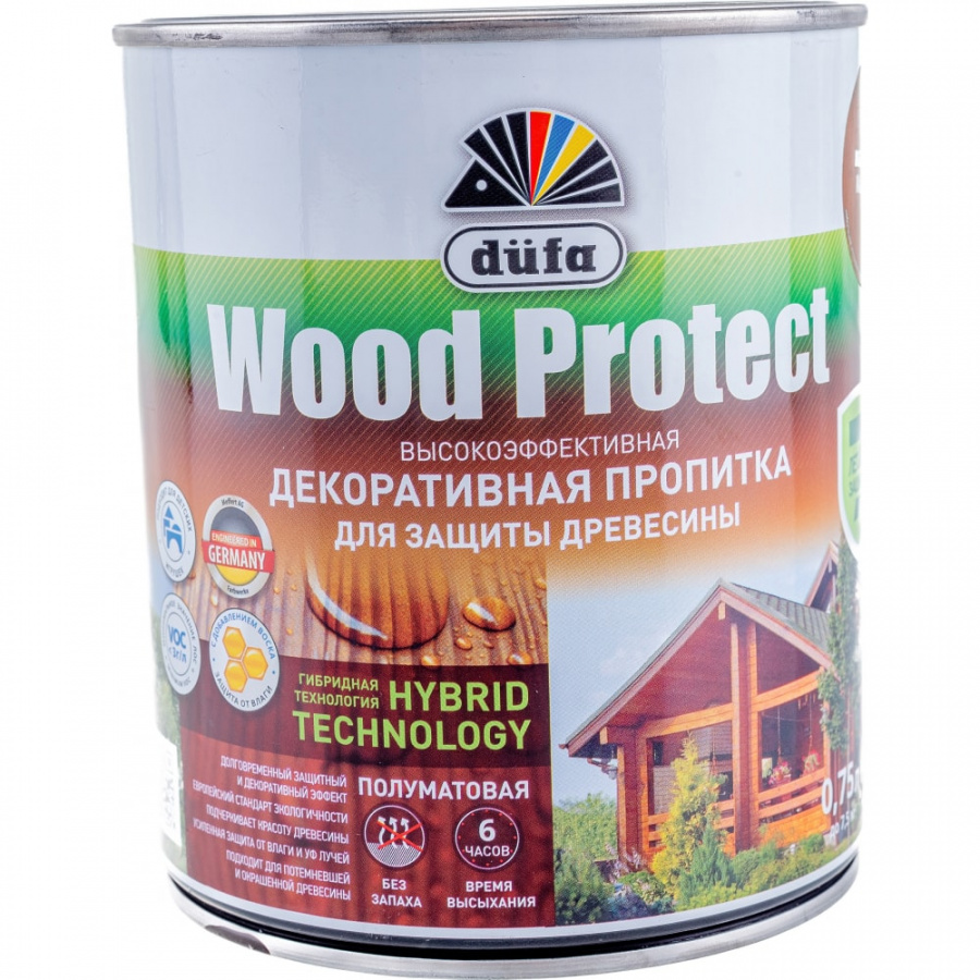 Пропитка для защиты древесины Dufa Wood Protect