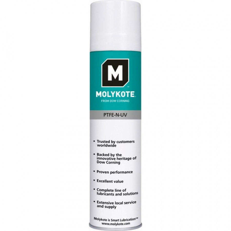 Антифрикционное покрытие Molykote PTFE-N-UV Spray