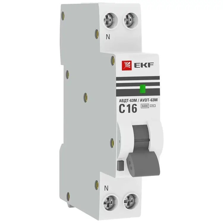 Дифференциальный автомат EKF АВДТ-63М PROxima DA63M-16-10