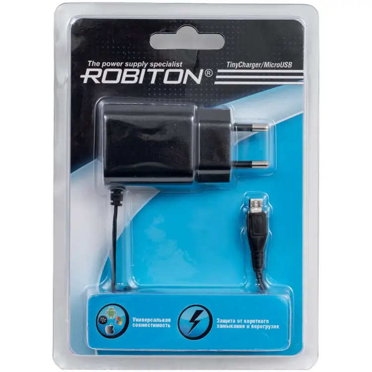 Блок питания Robiton TinyCharger/MicroUSB 14102