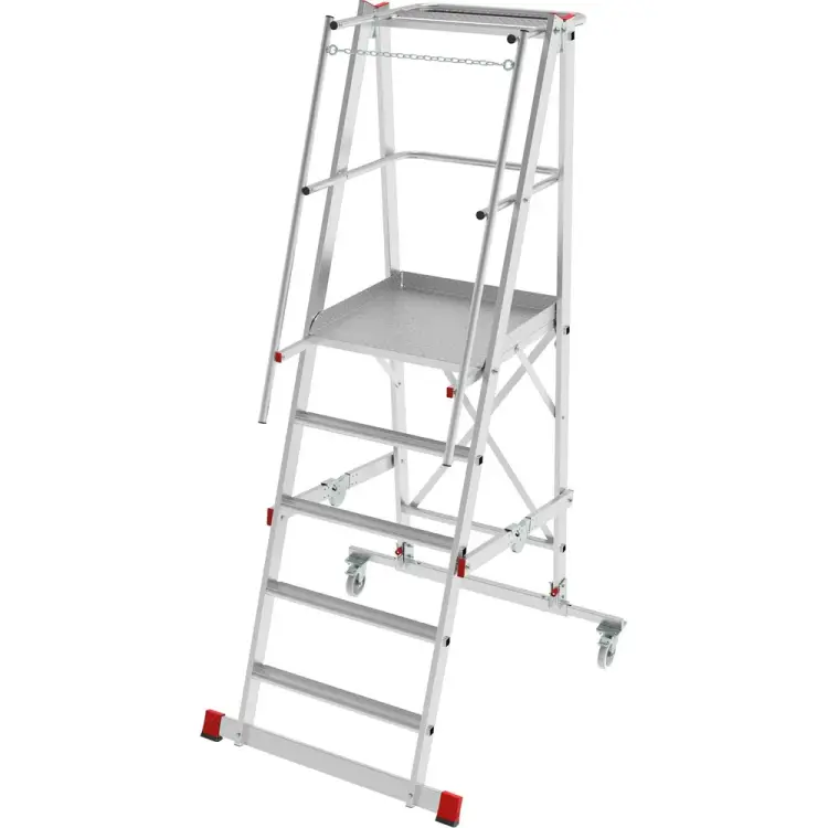 Передвижная складная лестница-стремянка Новая Высота NV 5540 5540105 Передвижная складная лестница-стремянка Новая Высота NV 5540 5540105