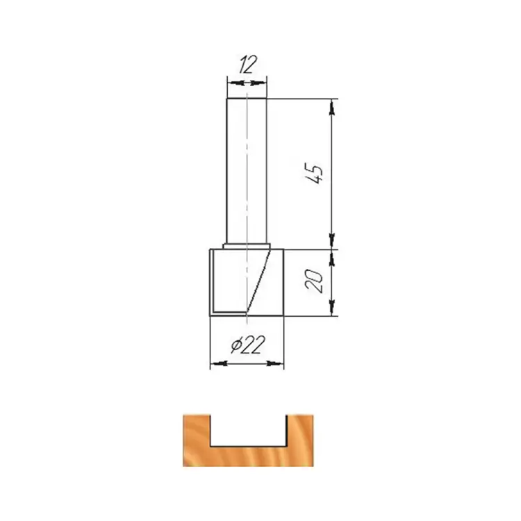 Фреза МебельДрев ФК 0310 4627198885071