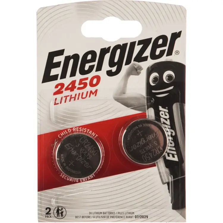 Батарейки Energizer Lithium CR2450 7638900381795