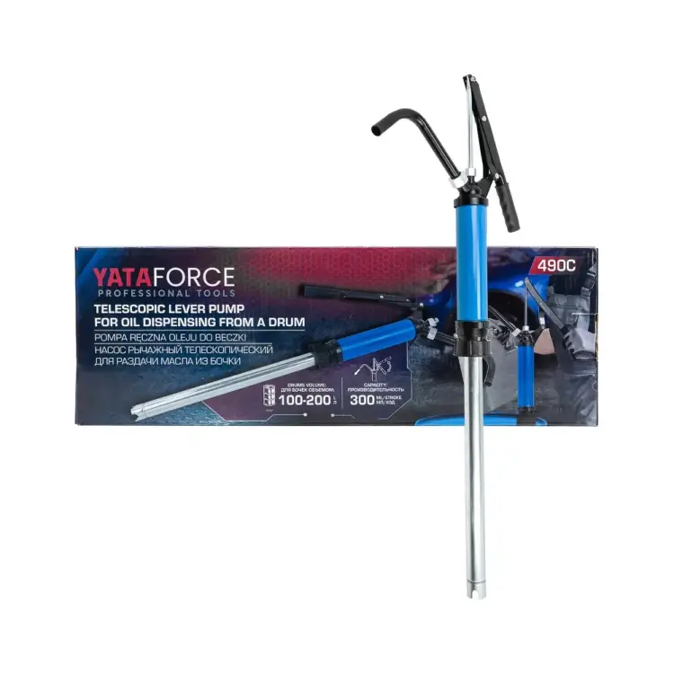 Ручной рычажный телескопический насос для раздачи масла на YATAFORCE YF-490C(59694) Ручной рычажный телескопический насос для раздачи масла на YATAFORCE YF-490C(59694)