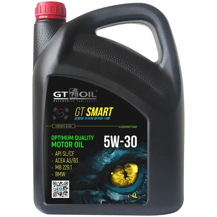 Масло GT OIL Smart SAE 5W-30 API SL/CF 8809059408834