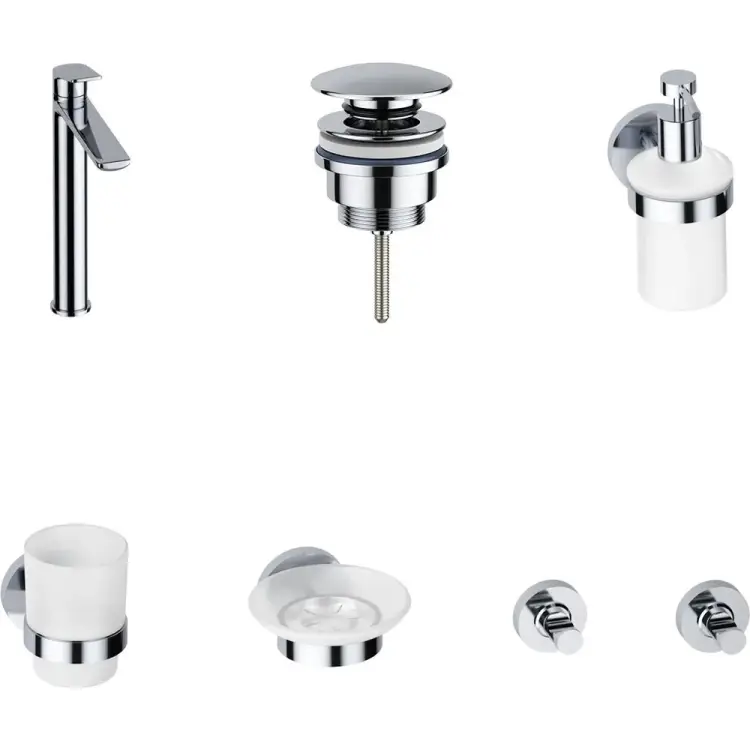 Высокий смеситель для накладной раковины Wellsee ICON! for life 201000231