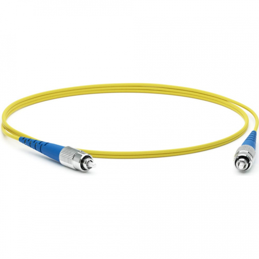 Волоконно-оптический шнур Hyperline FC-S2-9-FC/UR-FC/UR-H-1M-LSZH-YL