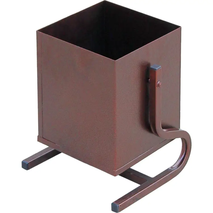 Квадратная металлическая урна Комплект-Агро KA5849
