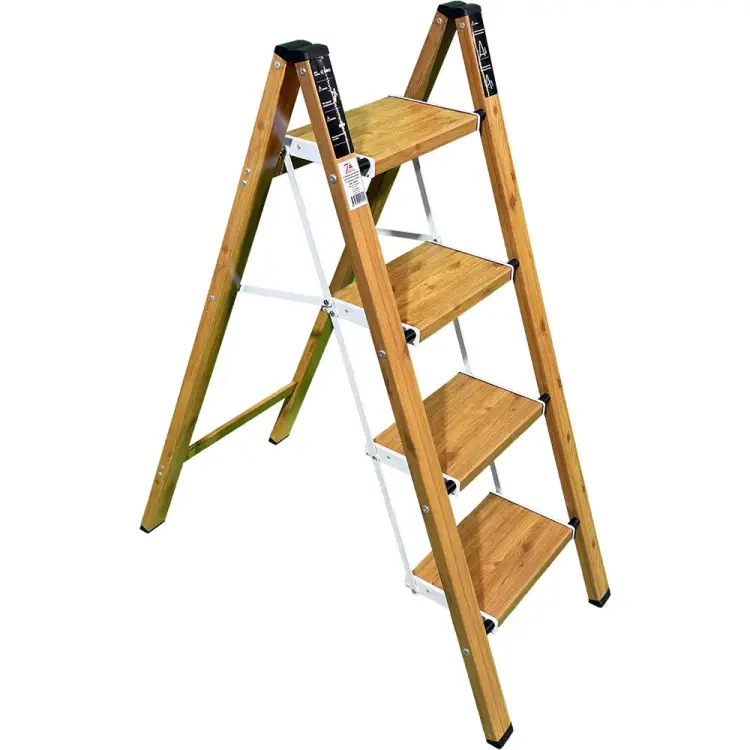 Алюминиевая стремянка SevenBerg Milano Milano-4 wood Алюминиевая стремянка SevenBerg Milano Milano-4 wood