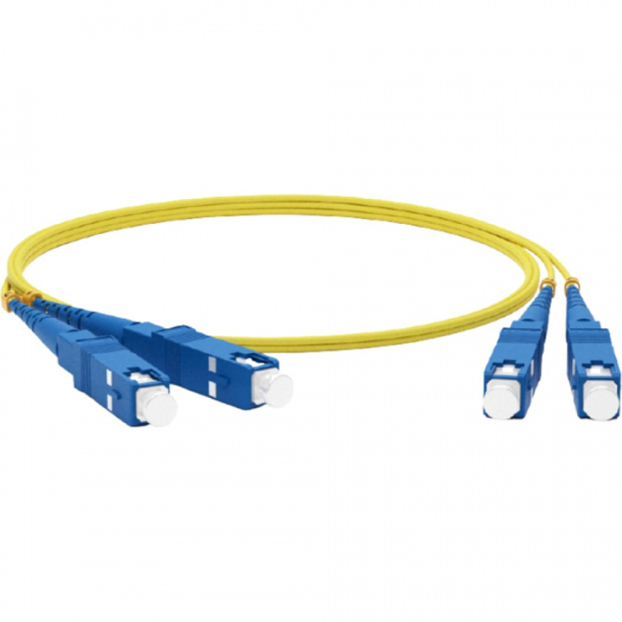 Волоконно-оптический шнур Hyperline FC-D2-9-SC/UR-SC/UR-H-5M-LSZH-YL