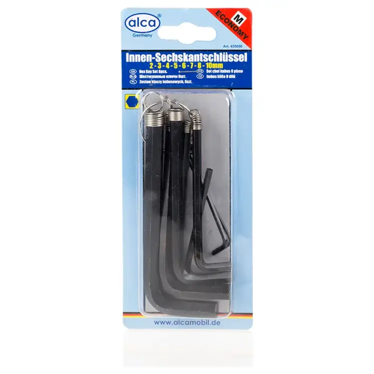 Набор шестигранных ключей Alca 455000 Набор шестигранных ключей Alca 455000