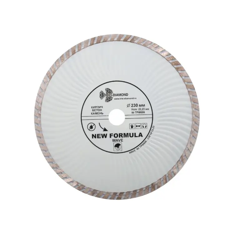 Отрезной алмазный диск TRIO-DIAMOND TPW606 Отрезной алмазный диск TRIO-DIAMOND TPW606