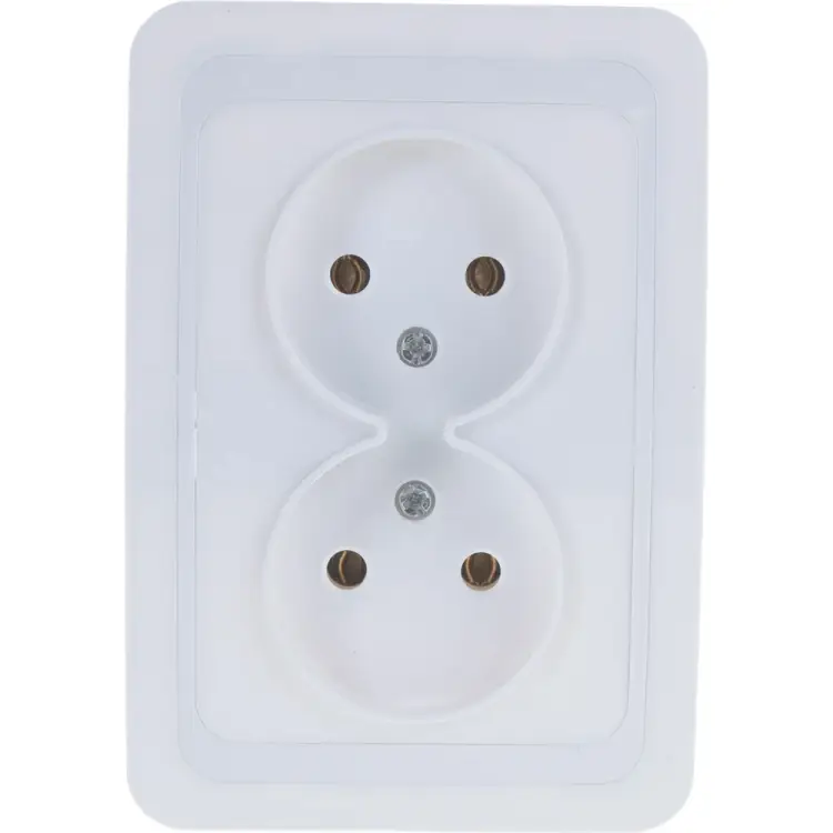Двухместная розетка UNIVersal Валери В0102