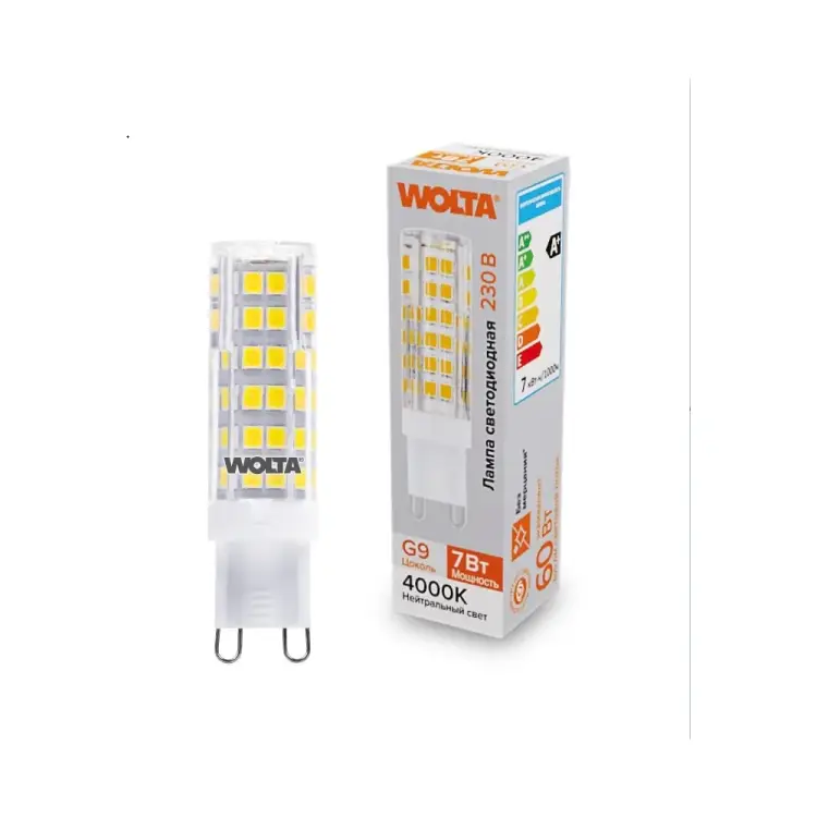 Капсульная светодиодная лампа Wolta WSTD-JCD-7W4KG9-C