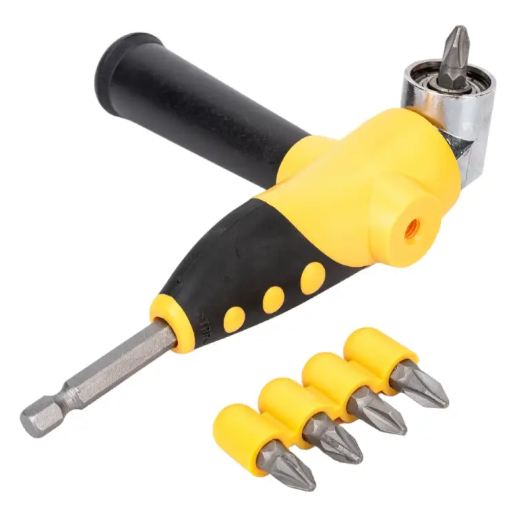 Угловой металлический прорезиненный адаптер FIT 37853