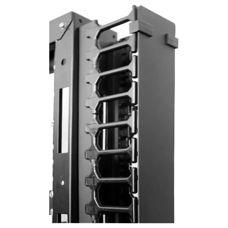 Вертикальный кабельный органайзер для шкафов ШТК-СП ЦМО ВКО-П-42/48-9005