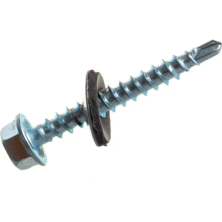 Кровельный оцинкованный саморез качественный крепеж 4,8/38 (75 шт.) 0300171