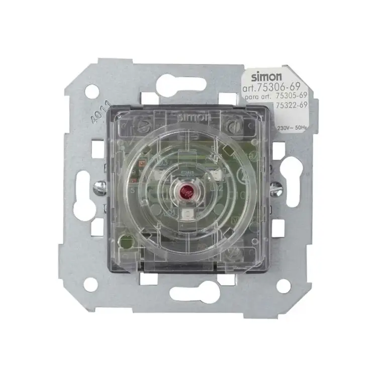 Вспомогательный нажимной выключатель к релейному выключателю Simon 75306-69