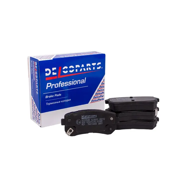 Задние дисковые колодки тормозные Delcoparts 19374066 Задние дисковые колодки тормозные Delcoparts 19374066
