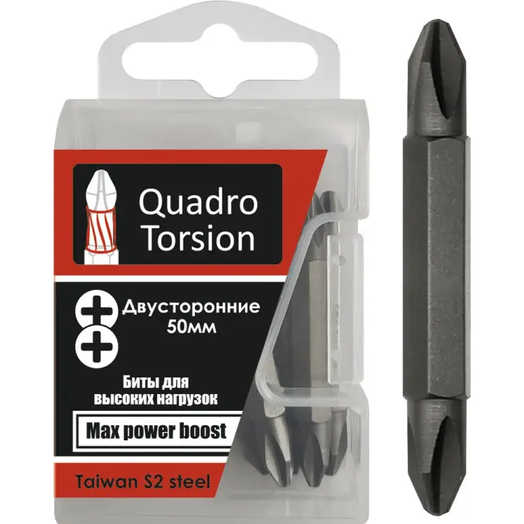 Двусторонняя бита Quadro Torsion 450122 Двусторонняя бита Quadro Torsion 450122