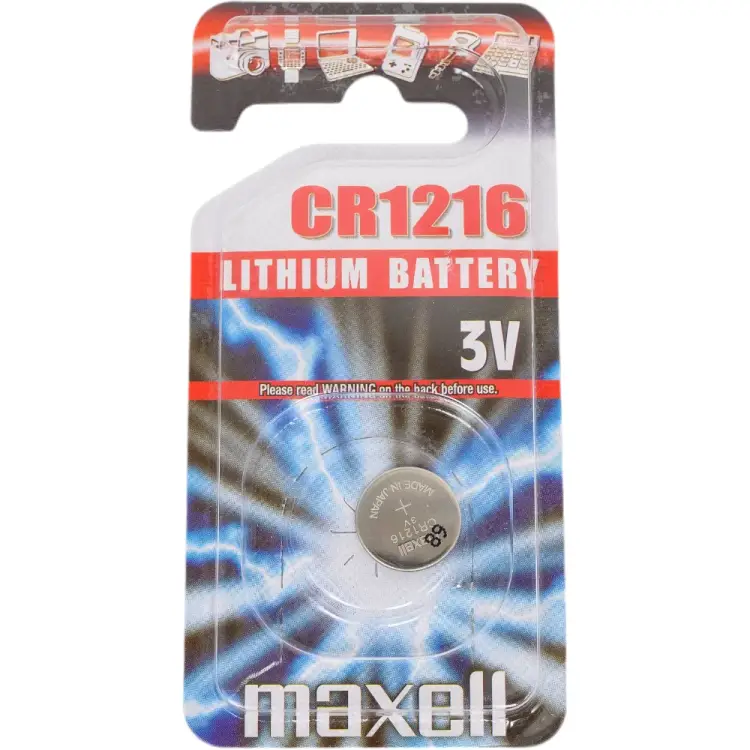 Литиевая батарейка Maxell CR1216 BL-1 11238800