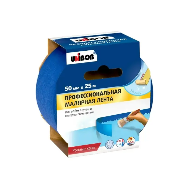 Малярный скотч Unibob ПРОФИ 134850