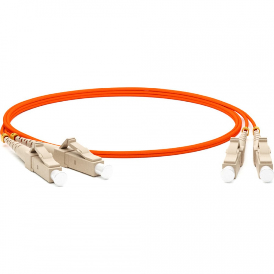 Волоконно-оптический шнур Hyperline FC-D2-50-LC/PR-LC/PR-H-5M-LSZH-OR