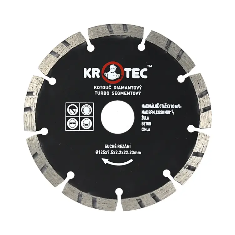 Сегментный диск алмазный KROTEC турбо 5606012