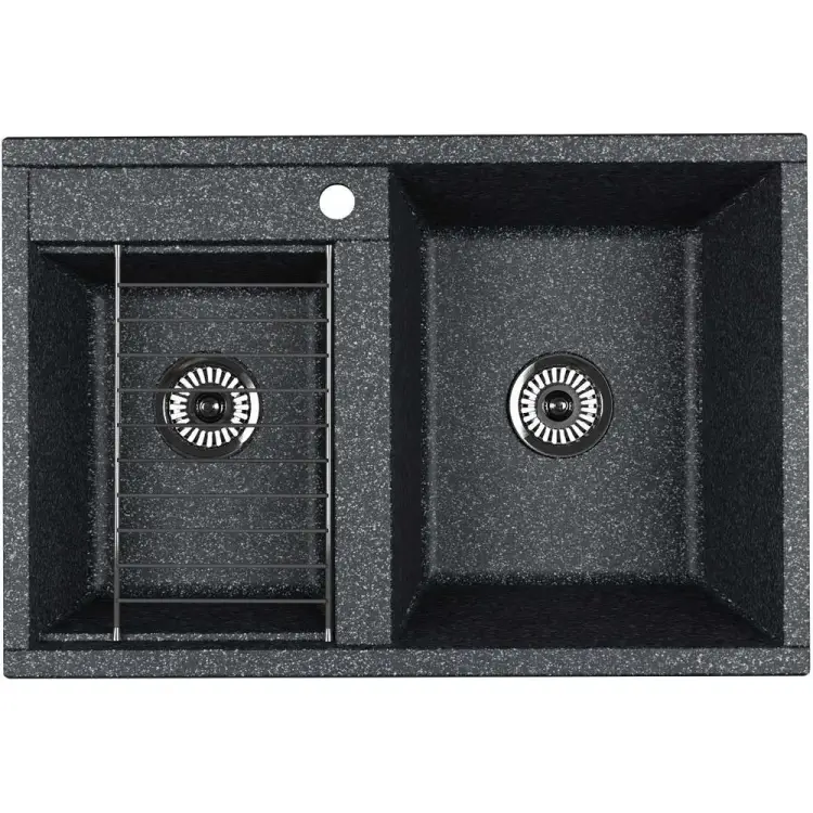 Кухонная мойка AQUATON Делия 78 DBL 64593