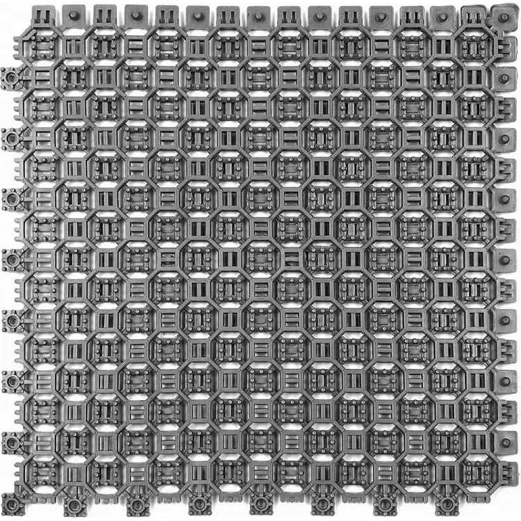 Модульные полы ПластФактор OPTIMA 16 DUOS RAL 7037 4630027112842