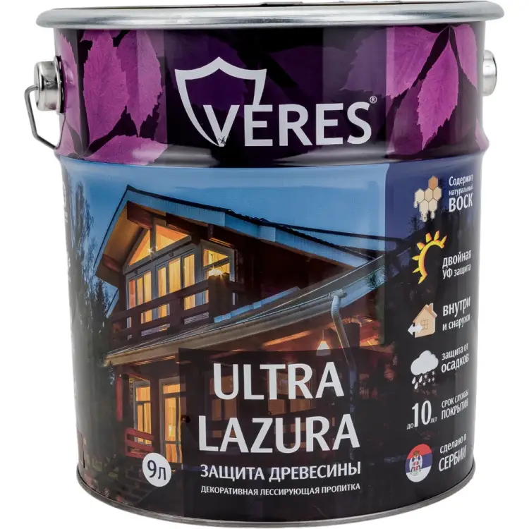 Пропитка VERES Ultra Lazura №4 205692
