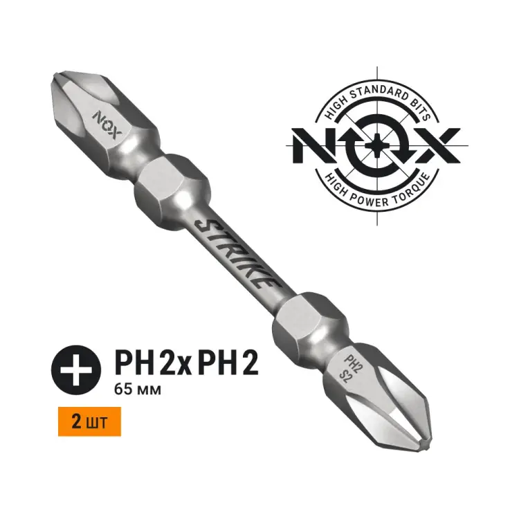 Двухсторонняя бита NOX impact STRIKE 333265-2