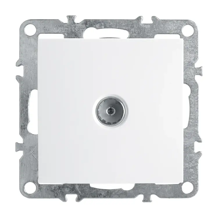 Телевизионная одноместная розетка STEKKER PST00-9108-01 39315