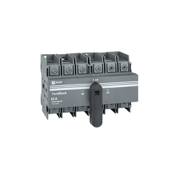 Реверсивный рубильник EKF TwinBlock tb-s-63-3p-rev