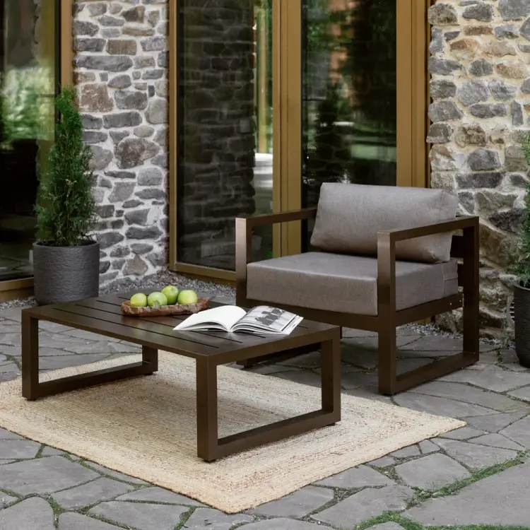 Набор садовой мебели GreenWeen CAPRI GW-AL-CAPRI-BROWN-S1A Набор садовой мебели GreenWeen CAPRI GW-AL-CAPRI-BROWN-S1A