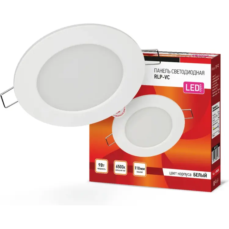 Круглая светодиодная панель IN HOME RLP-VC 4690612024523