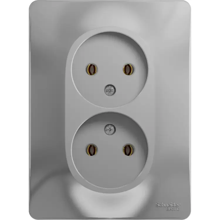 Двойная розетка Systeme Electric GLOSSA GSL000320