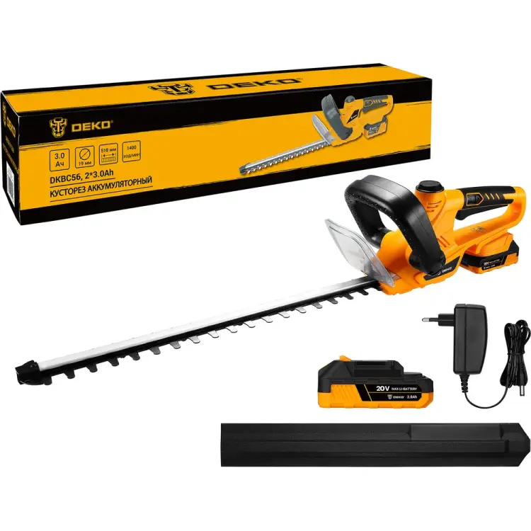 Аккумуляторный кусторез DEKO DKBC56 085-2042