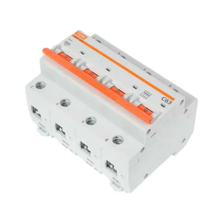 Автомат TDM ELECTRIC ВА47-100 4Р, 63 А, 10 кА, С SQ0207-0086
