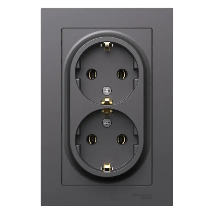 Двойная розетка Systeme Electric Atlasdesign ATN001424
