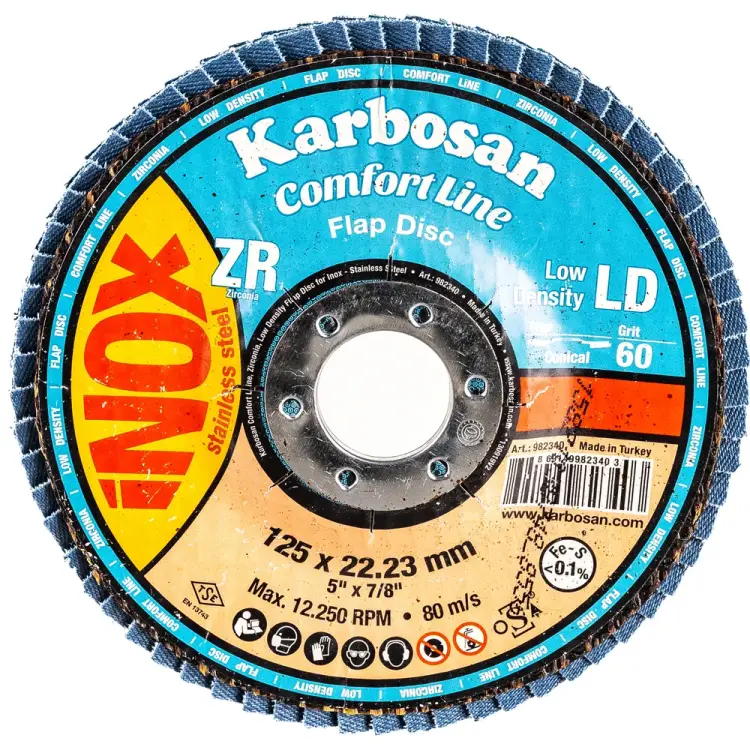 Лепестковый диск Karbosan Inox &KAR-982340 Лепестковый диск Karbosan Inox &KAR-982340
