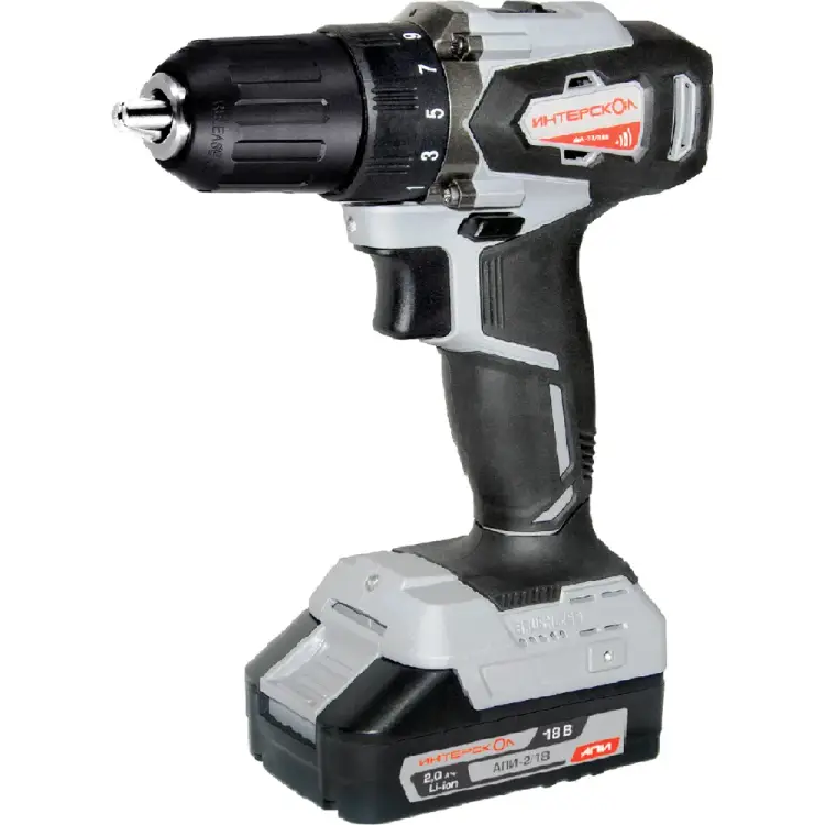 Аккумуляторная дрель-шуруповерт Интерскол ДА-13/18ВК 575.1.2.70 Аккумуляторная дрель-шуруповерт Интерскол ДА-13/18ВК 575.1.2.70