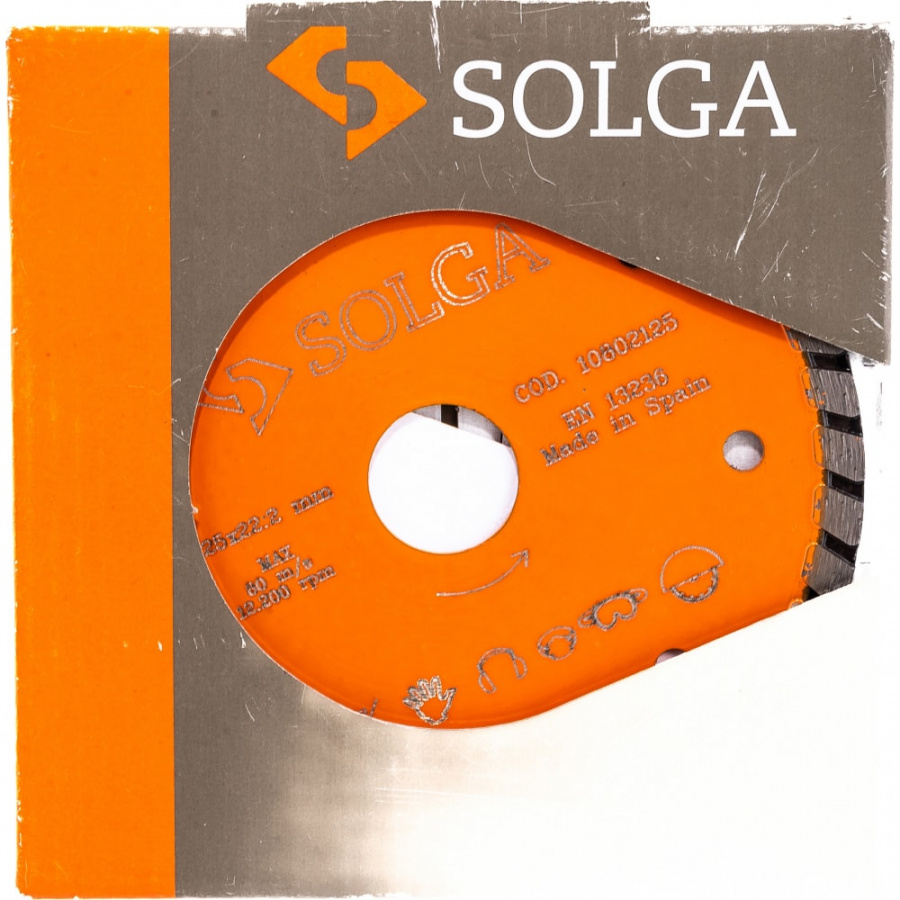 Алмазный диск по железобетону Solga Diamant BASIC турбо
