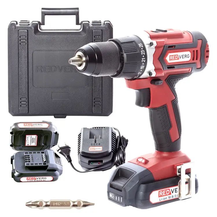 Аккумуляторная дрель-шуруповерт REDVERG RD-S18/U 6672862