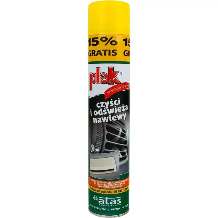 Очиститель кондиционера Atas PLAK пенный, с трубочкой, 500 мл, лимон 50040