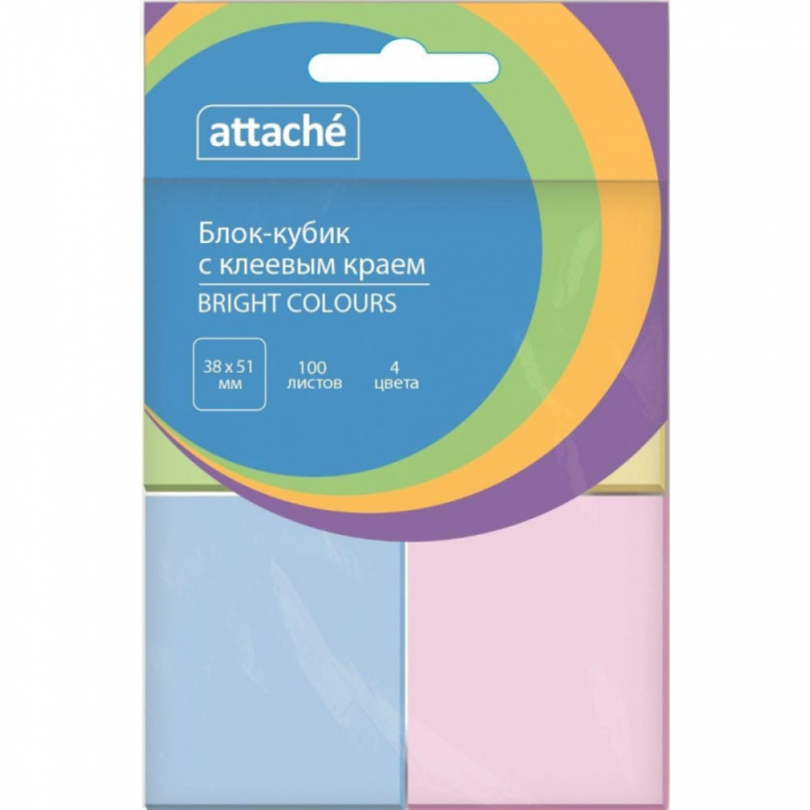 Стикеры Attache Bright colours